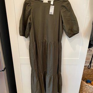 Puff-sleeved Dress (XS)